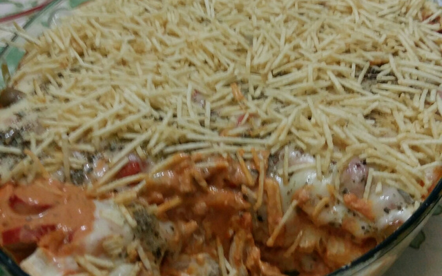 Cachorro quente de forno