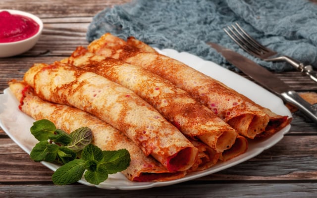 Massa de panqueca simples