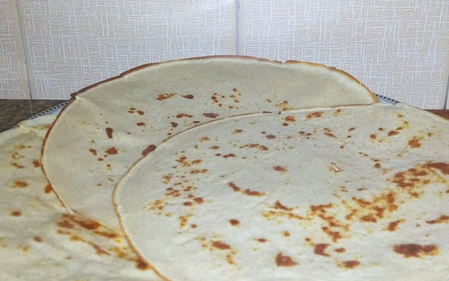 Massa de panqueca de aveia