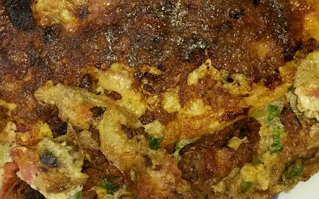 Omelete de sardinha em lata