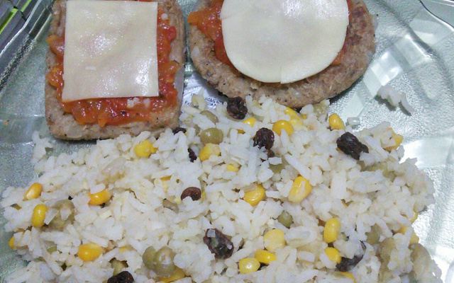 Hambúrguer de aveia vegetariano