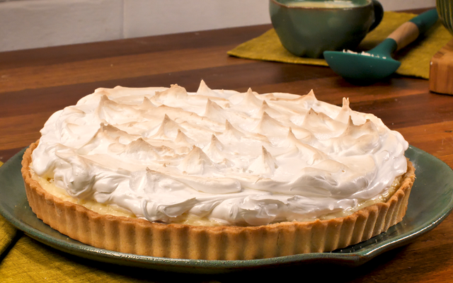 Torta cremosa de coco
