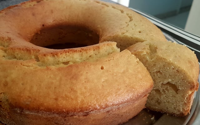 Bolo de banana fofinho