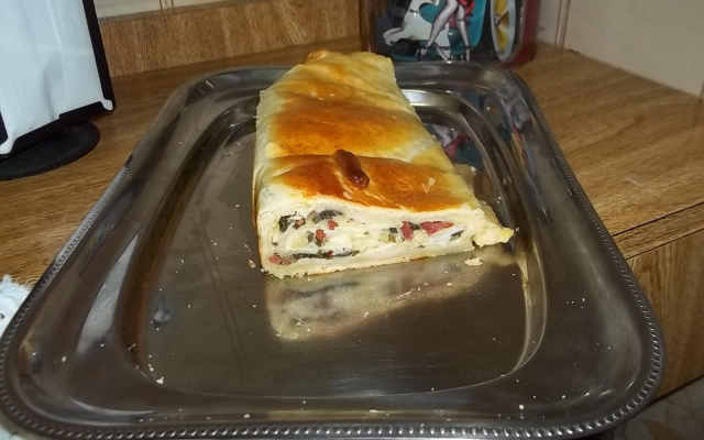 Pão recheado da Thaís