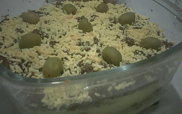 Escondidinho de carne moída