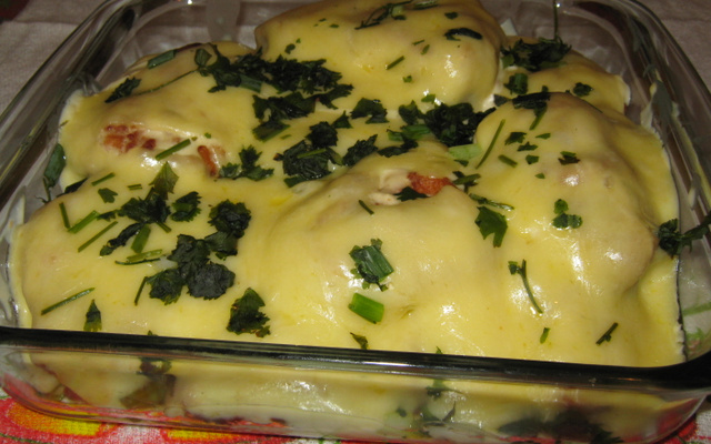 Filé de Peixe Gratinado