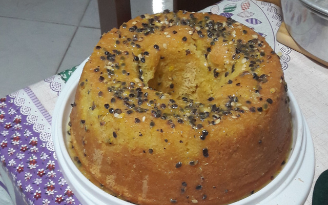 bolo de maracuja