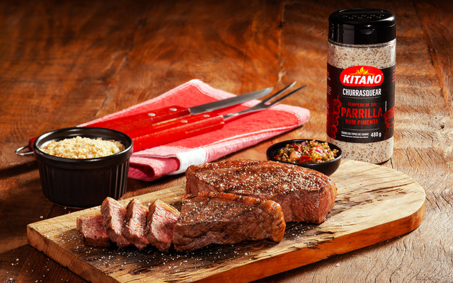 Picanha com sal de parrilla de pimenta  