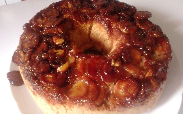 Bolo de Banana Caramelada