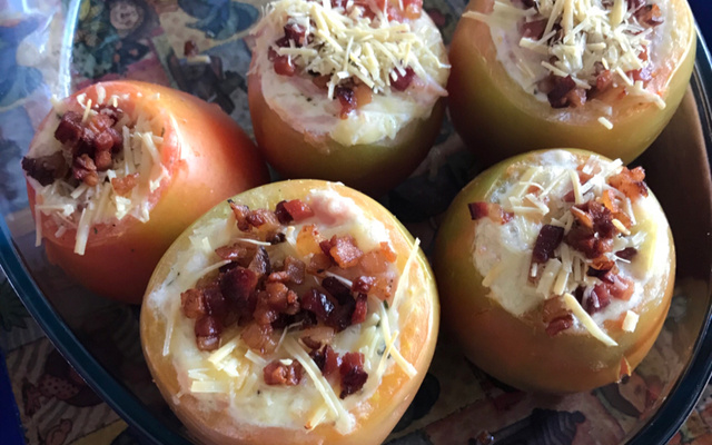 Melhor tomate recheado do mundo