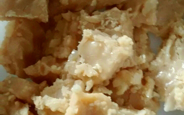 Cocada com leite condensado