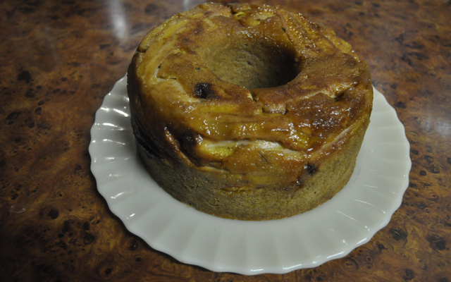Bolo de banana de liquidificador