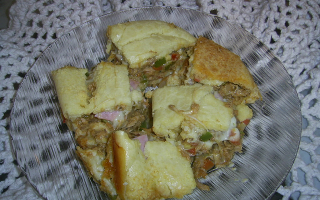 Torta de atum da Priscila de Souza