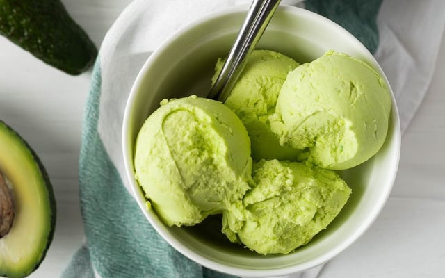 Sorvete de abacate