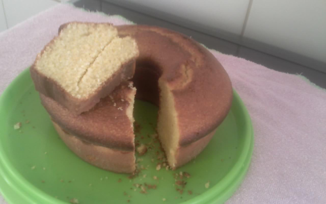 Bolo de milharina
