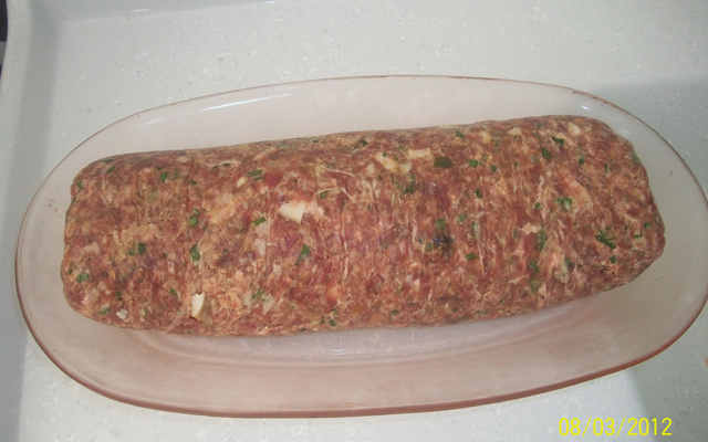 Rocambole de carne moída