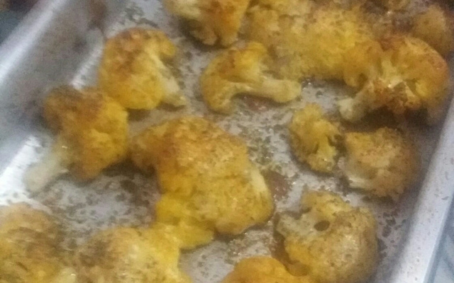 Couve-flor assada na maionese