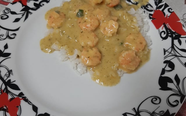 Bobó de camarão com mandioquinha