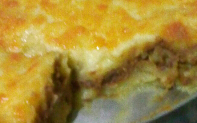 Escondidinho de sobra de carne assada