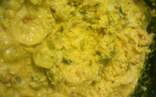 Moqueca de ovo da Bahia