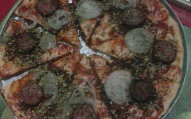 Pizza fácil de frango