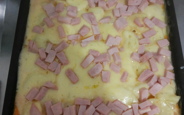 Batata de forno com frango rápida