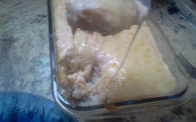 Arroz ao molho branco de forno para gratinar