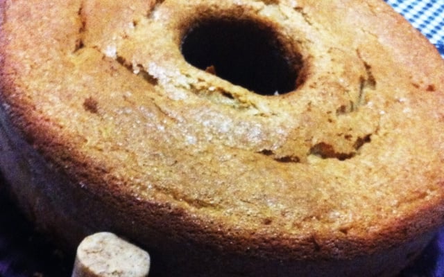 Bolo junino de paçoca