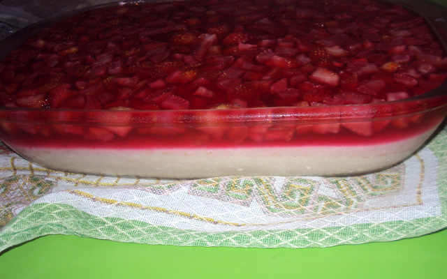 Sobremesa de gelatina