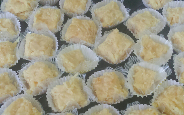 Cocada com leite condensado