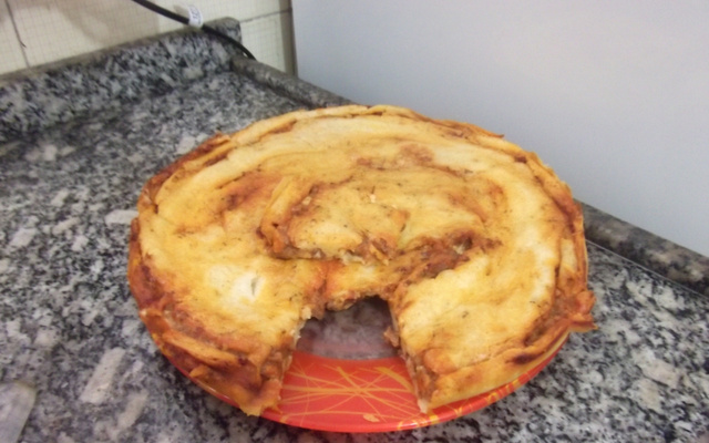 Massa de torta de liquidificador