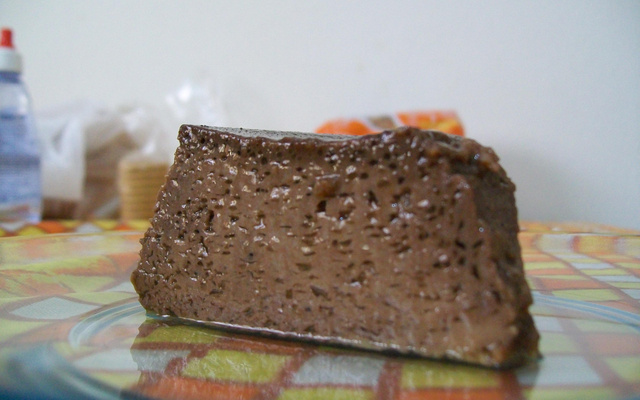 Pudim aeradinho de chocolate