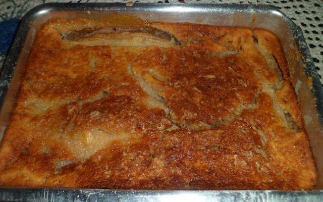 Bolo de banana diferente delicioso