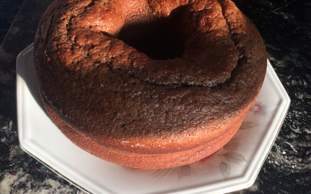 Bolo de chocolate molhadinho