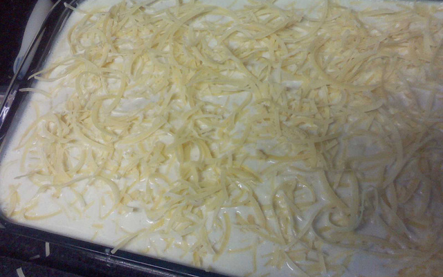 Lasanha de carne seca