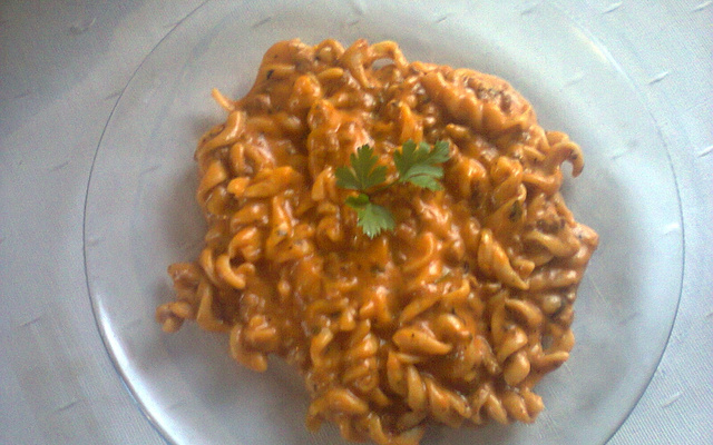 Meu macarrão cremoso