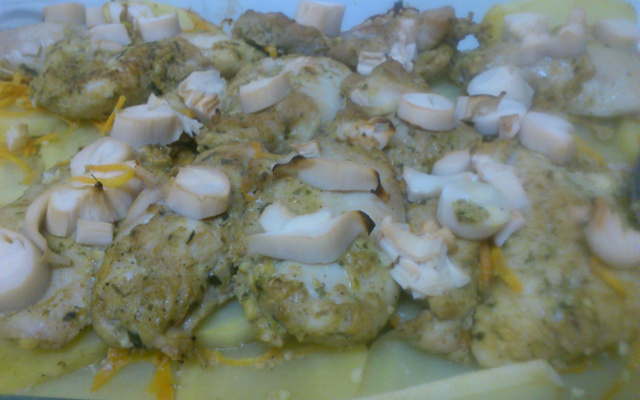 Filé de piramutaba ao forno