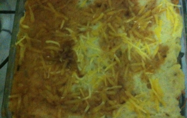 Escondidinho de batata doce