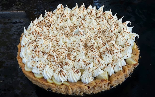 Torta de banana banoffee