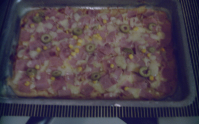 Pizza de liquidificador