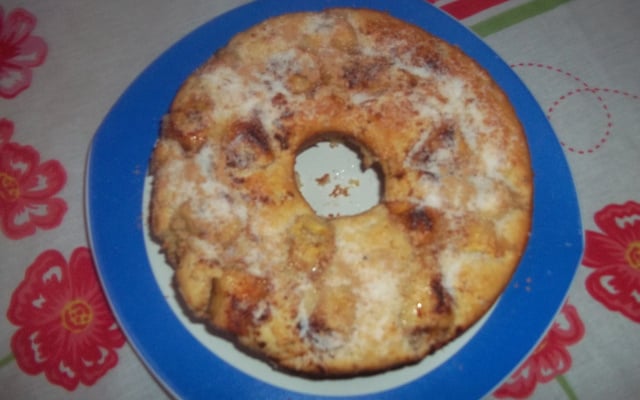 Bolo integral de banana com aveia