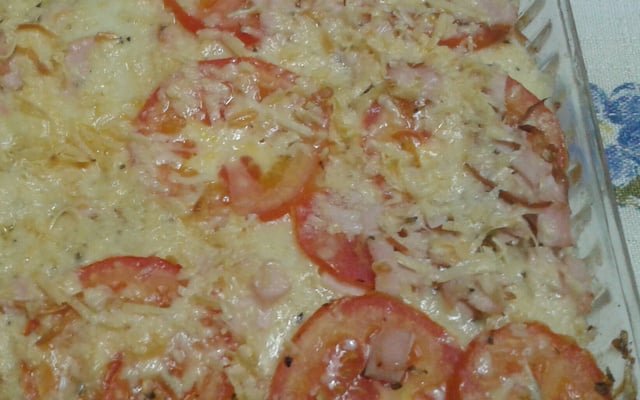 Sanduíche de forno cremoso