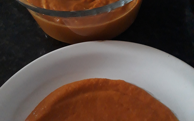 Purê de jerimum vegano