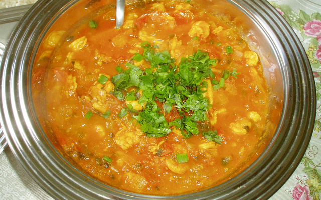 Moqueca de camarão