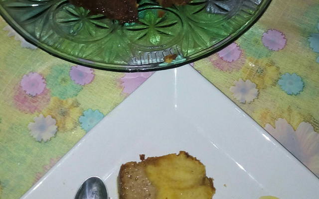 Bolo pudim pura tentação