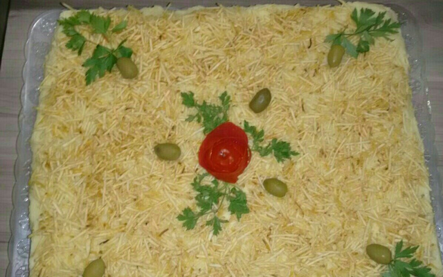 Bolo salgado de frango