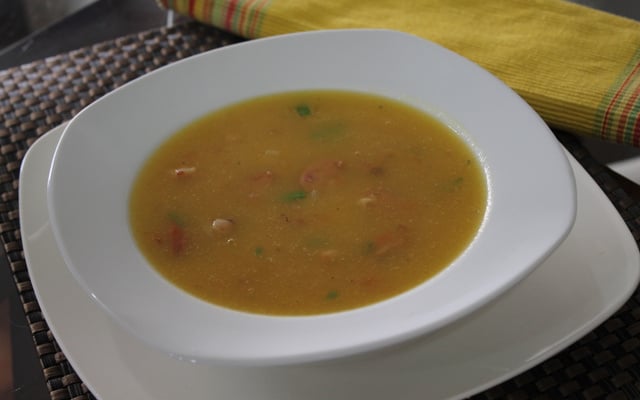 Caldo de mandioquinha