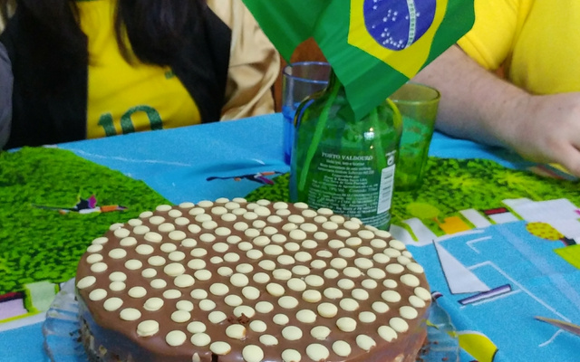 Torta cheesecake de doce de leite