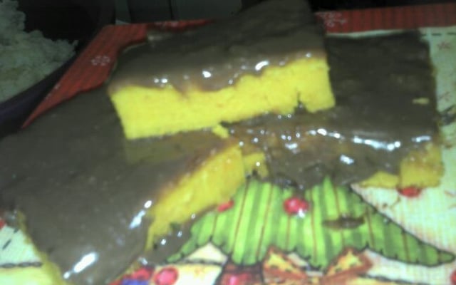 Bolo de cenoura cozida