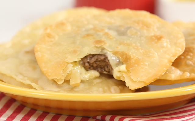 Pastel de hambúrguer 